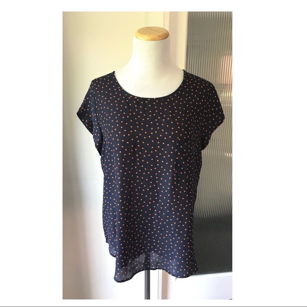 Lily White polka dot top